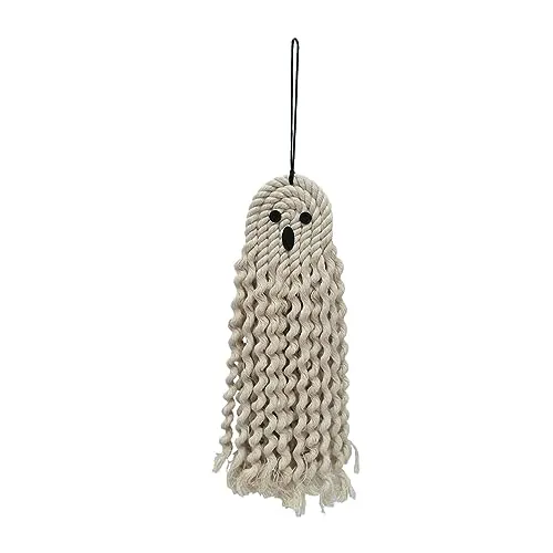 Dropshipped via Social Commerce Network Necklaces SECRET DESIRE Hanging Ghost Decoration Hand Woven Ghost for Yard Front Door Tree