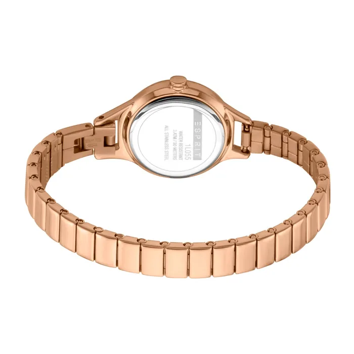 Esprit Ladies IP RG Stainless Steel Watch White Dial Metal Bracelet Esprit Bracelets Esprit Ladies IP RG Stainless Steel Watch White Dial Metal Bracelet Esprit Bracelets