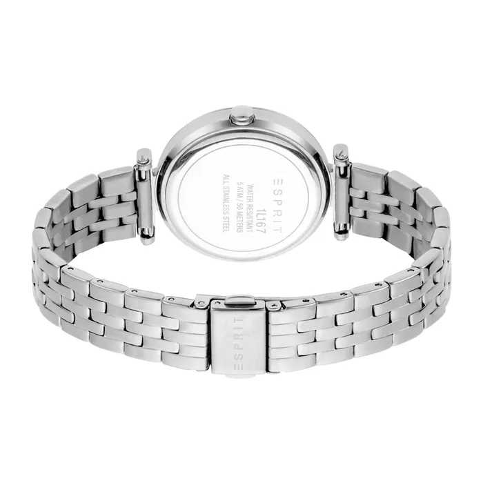 Esprit Ladies Watch Stainless Steel Case Bracelet With Silver Color Dial With Stone Esprit Bracelets Esprit Ladies Watch Stainless Steel Case Bracelet With Silver Color Dial With Stone Esprit Bracelets