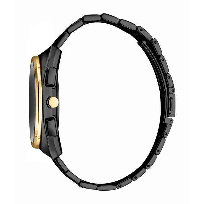 Esprit Mens Black PVD Stainless Steel Watch Golden Bezel Black Dial Bracelet Esprit Bracelets Esprit Mens Black PVD Stainless Steel Watch Golden Bezel Black Dial Bracelet Esprit Bracelets