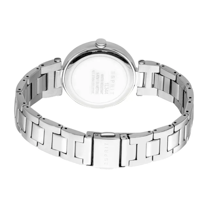 ESPRIT Womens Silver Color Watch with Dark Grey Dial and Stainless Steel Bracelet Esprit Bracelets ESPRIT Womens Silver Color Watch with Dark Grey Dial and Stainless Steel Bracelet Esprit Bracelets