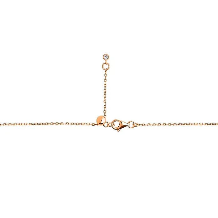 Flower CZ Station Necklace in Sterling Silver BERRICLE Necklaces