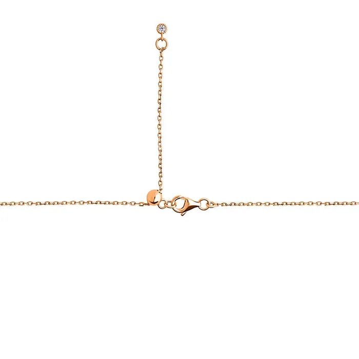 Flower CZ Station Necklace in Sterling Silver BERRICLE Necklaces
