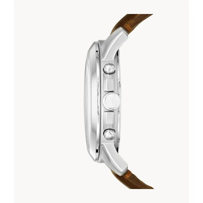 Fossil Grant Mens Chronograph Brown Leather Watch Fossil Watches Fossil Grant Mens Chronograph Brown Leather Watch Fossil Watches