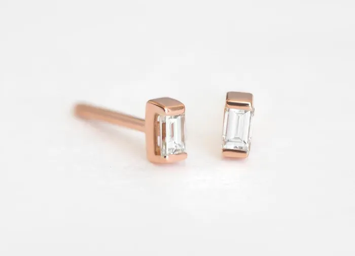 Gold Diamond Jewelry Diamond Studs Earring Capucinne Earrings