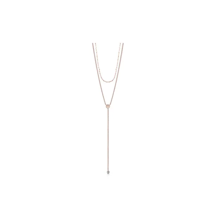 Guess Necklaces Guess Ladies Stainless Steel IP Rose Gold Necklace