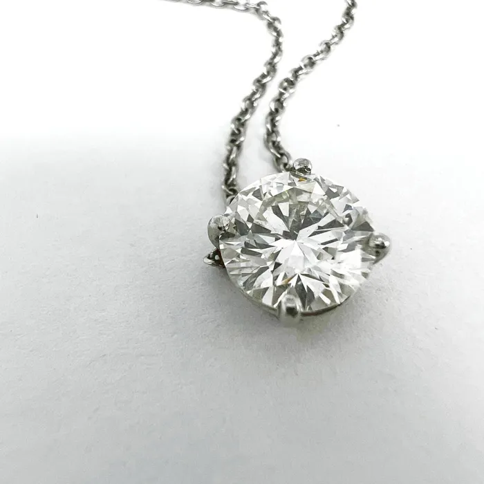 Jewelry Platinum Diamond Pendant Necklace Necklaces
