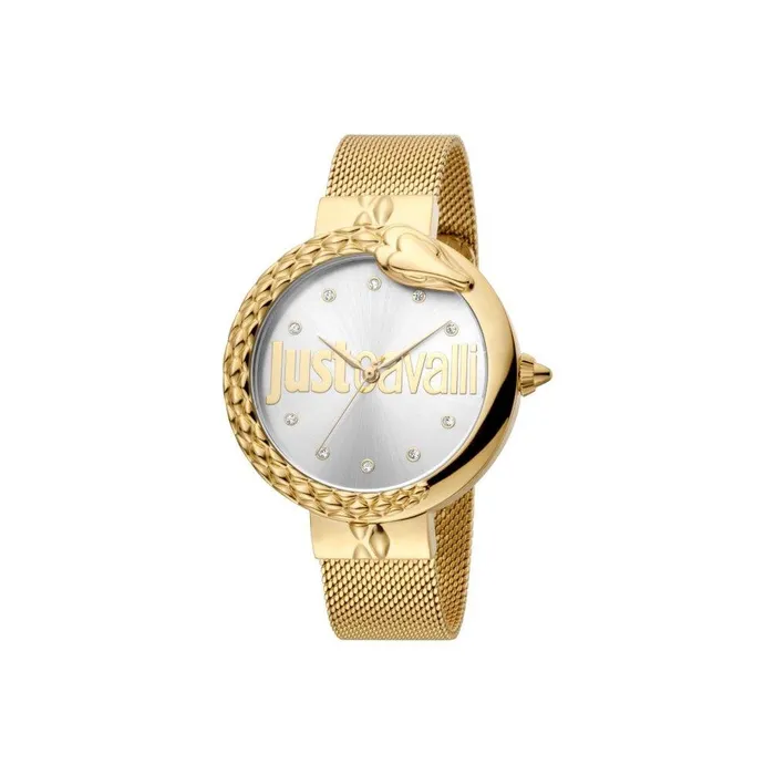 Just Cavalli Bracelets Just Cavalli Ladies Watch Ip Gold Case With Mesh Bracelet