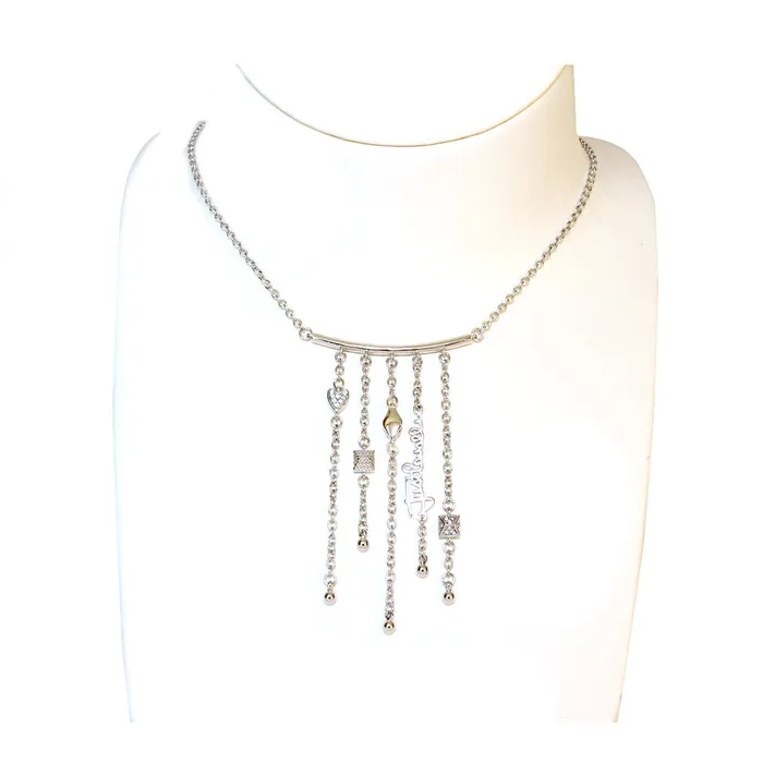 Just Cavalli Necklaces Just Cavalli Necklace Chain With Dangling Design With Just Cavalli Snake Head Charm Just Cavalli Necklaces Just Cavalli Necklace Chain With Dangling Design With Just Cavalli Snake Head Charm