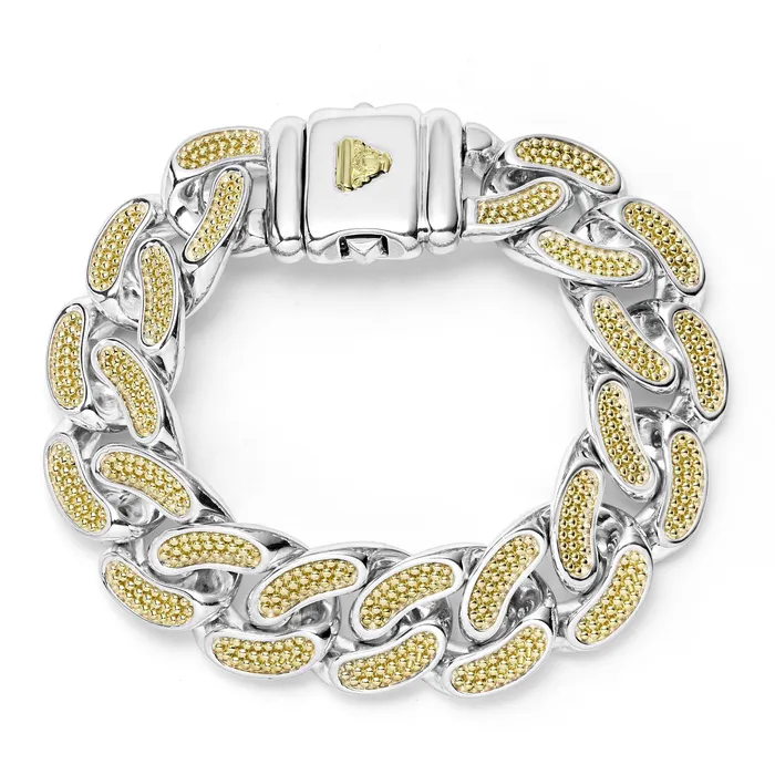 LAGOS Bracelets Anthem TwoTone Curb Link Bracelet 19mm