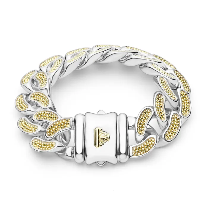 LAGOS Bracelets Anthem TwoTone Curb Link Bracelet 19mm LAGOS Bracelets Anthem TwoTone Curb Link Bracelet 19mm