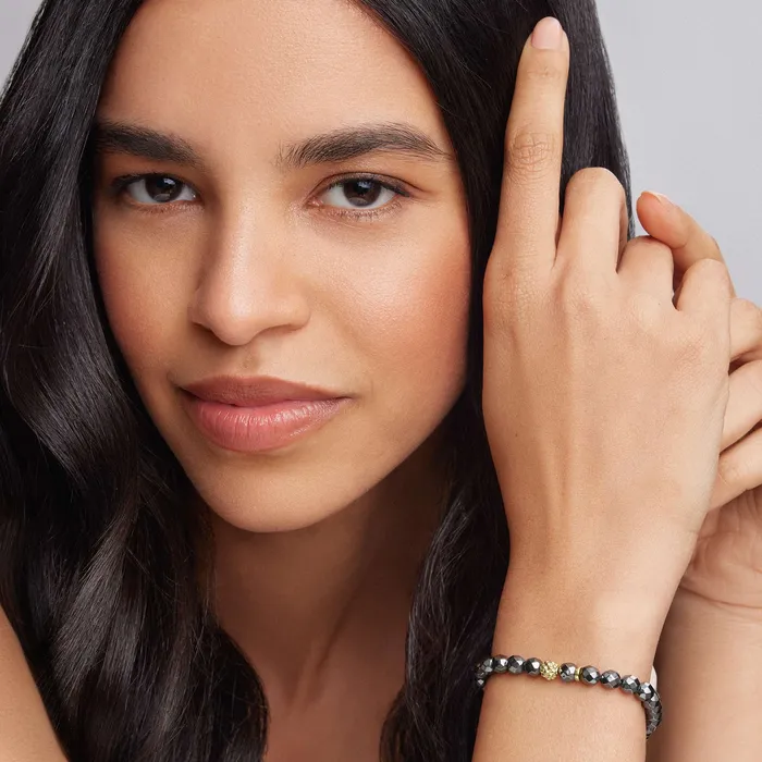 Lagos Bracelets Caviar Icon Hematite Gold Station Bead Bracelet Lagos Bracelets Caviar Icon Hematite Gold Station Bead Bracelet