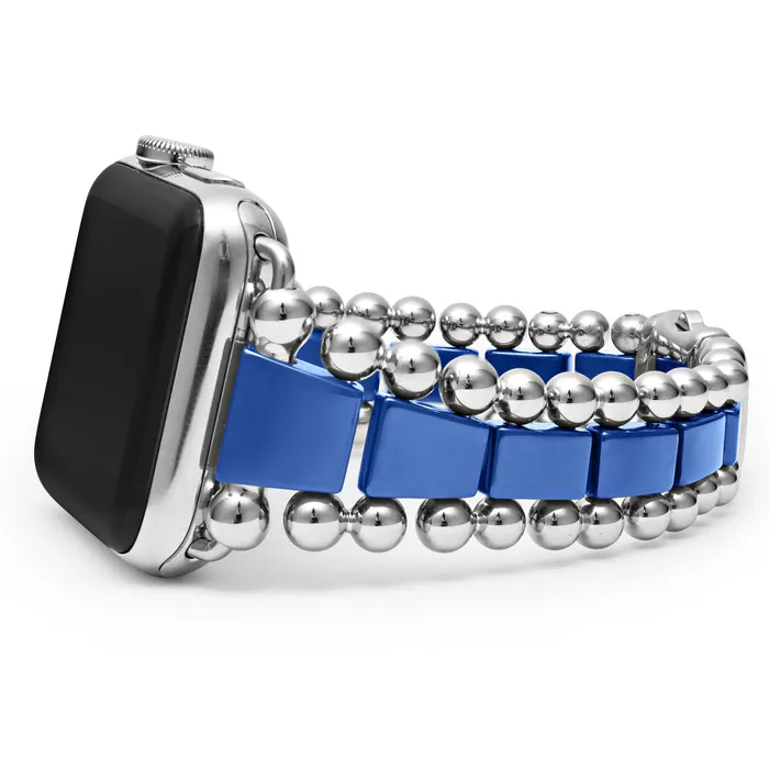 LAGOS Bracelets Smart Caviar Ultramarine Ceramic and Stainless Steel Watch Bracelet4249mm LAGOS Bracelets Smart Caviar Ultramarine Ceramic and Stainless Steel Watch Bracelet4249mm