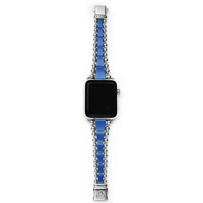 LAGOS Bracelets Smart Caviar Ultramarine Ceramic and Stainless Steel Watch Bracelet4249mm LAGOS Bracelets Smart Caviar Ultramarine Ceramic and Stainless Steel Watch Bracelet4249mm
