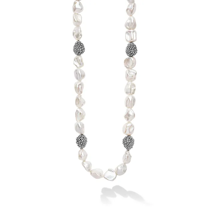 LAGOS Luna Keshi Pearl Necklace 18 inch Necklaces