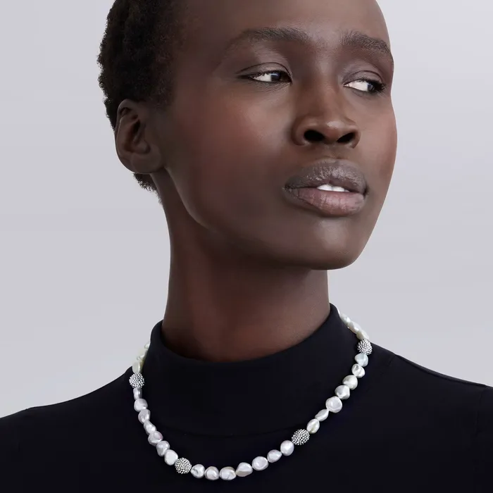 LAGOS Luna Keshi Pearl Necklace 18 inch Necklaces LAGOS Luna Keshi Pearl Necklace 18 inch Necklaces