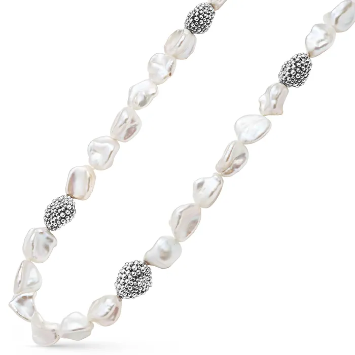 LAGOS Luna Keshi Pearl Necklace 18 inch Necklaces LAGOS Luna Keshi Pearl Necklace 18 inch Necklaces