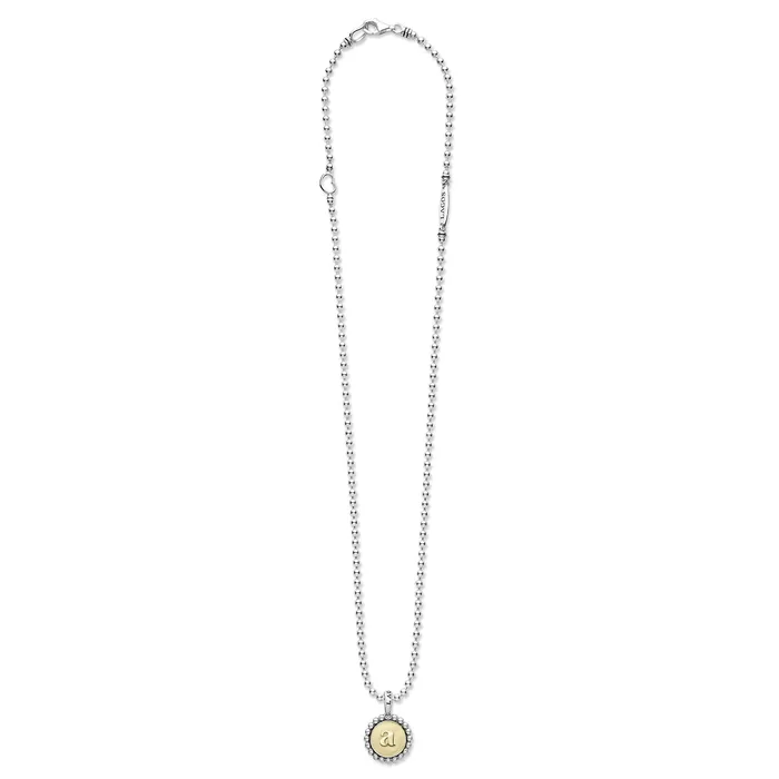 LAGOS Necklaces Signature Caviar A Initial Charm Necklace LAGOS Necklaces Signature Caviar A Initial Charm Necklace
