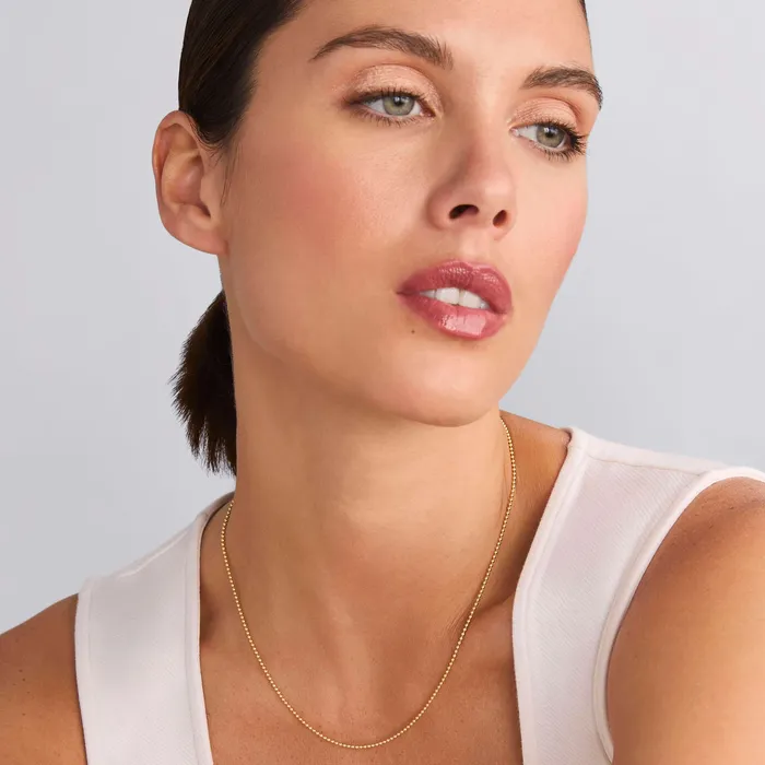 LAGOS PreStyled Sets Caviar Gold Petite 18K Gold Beaded Necklace LAGOS PreStyled Sets Caviar Gold Petite 18K Gold Beaded Necklace