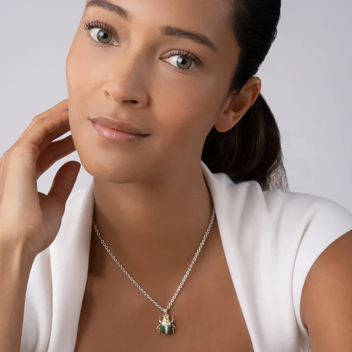Lagos Rare Wonders Jade Beetle Diamond Pendant Necklace Necklaces Lagos Rare Wonders Jade Beetle Diamond Pendant Necklace Necklaces