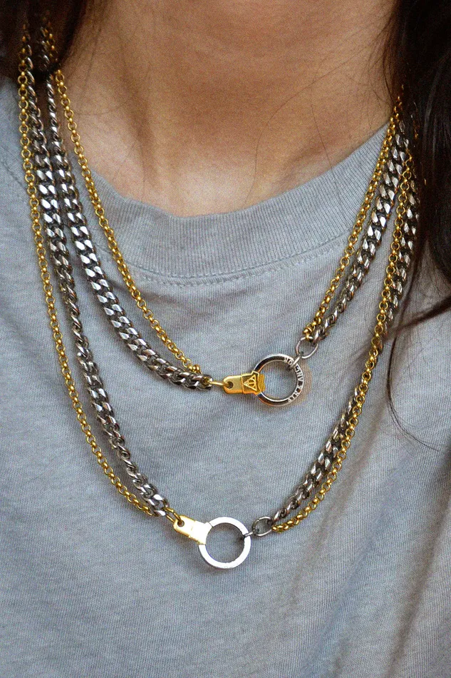 Necklaces Air Anchor Double Standard Necklace with Cuff Keeper