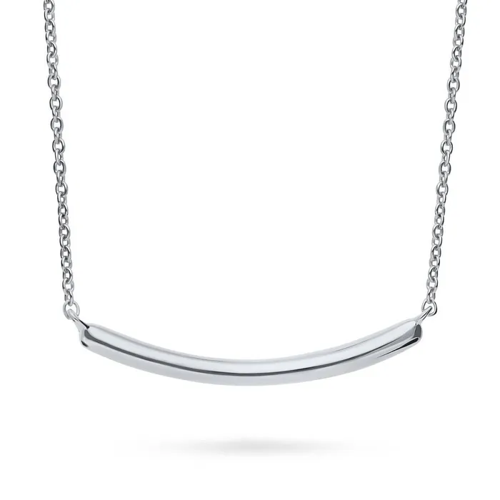 Necklaces BERRICLE Bar Necklace in Sterling Silver
