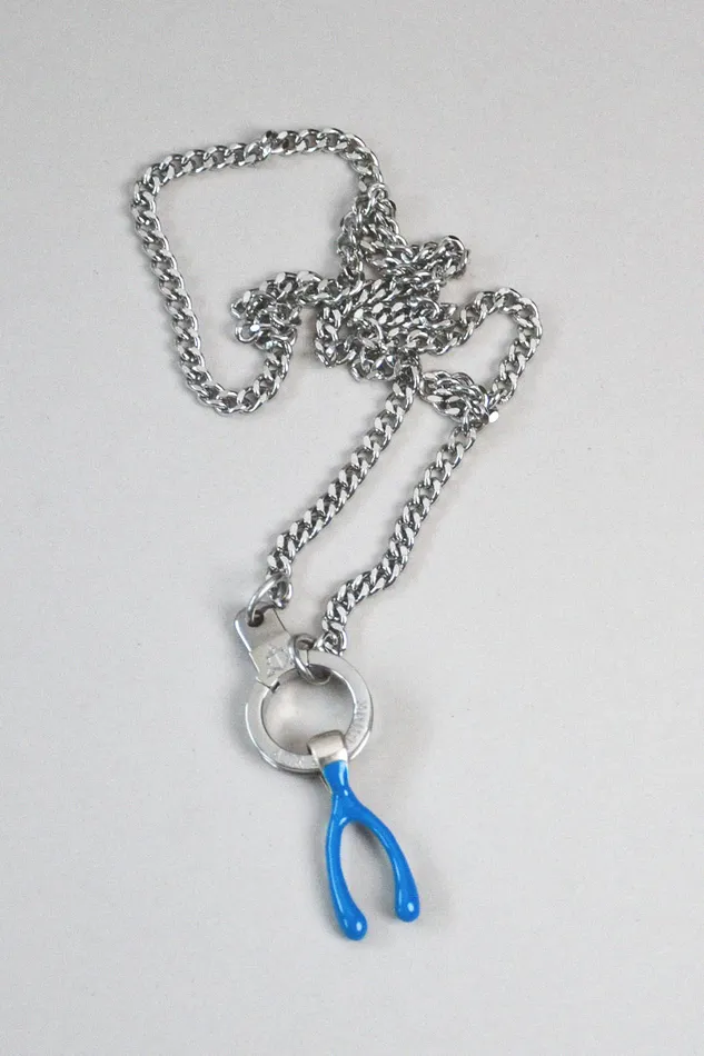 Necklaces Give a Cuff Lucky Break Wishbone Necklace Set Air and Anchor