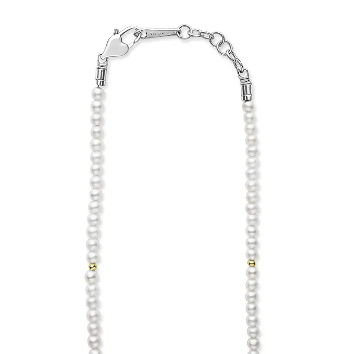 Necklaces LAGOS Kinder Childs First Gold Station Pearl Necklace Necklaces LAGOS Kinder Childs First Gold Station Pearl Necklace