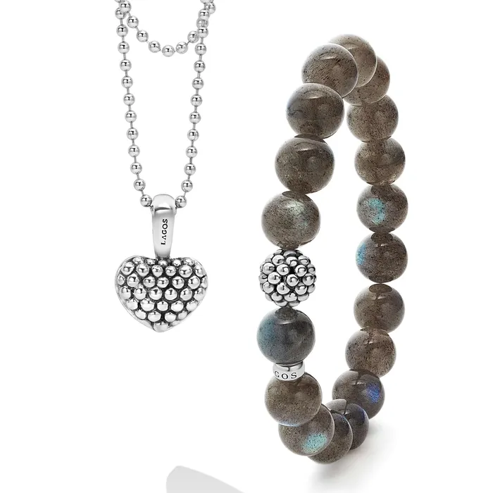 Necklaces LAGOS Signature Caviar Caviar Beaded Bracelet and Necklace Gift Set
