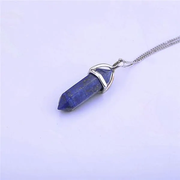 Necklaces Natural Crystal Link Chain Necklace WickedAF
