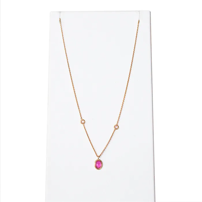 Necklaces Terzihan Terzihan Gold Necklace With Diamonds