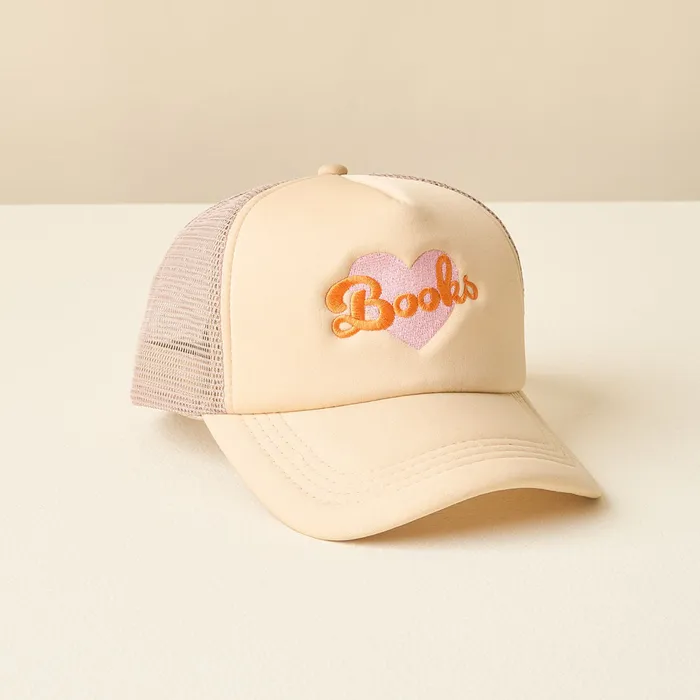 Necklaces The Darling Effect Heart Books Trucker Hat