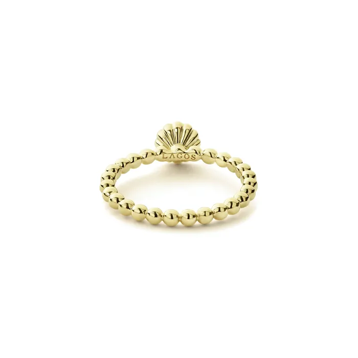 PreStyled Sets LAGOS Caviar Gold 18K Gold Caviar Diamond Ring PreStyled Sets LAGOS Caviar Gold 18K Gold Caviar Diamond Ring
