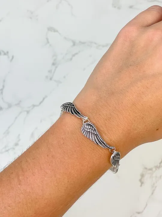 Prep Obsessed MOA Angel Wings Magnetic Bracelet Bracelets