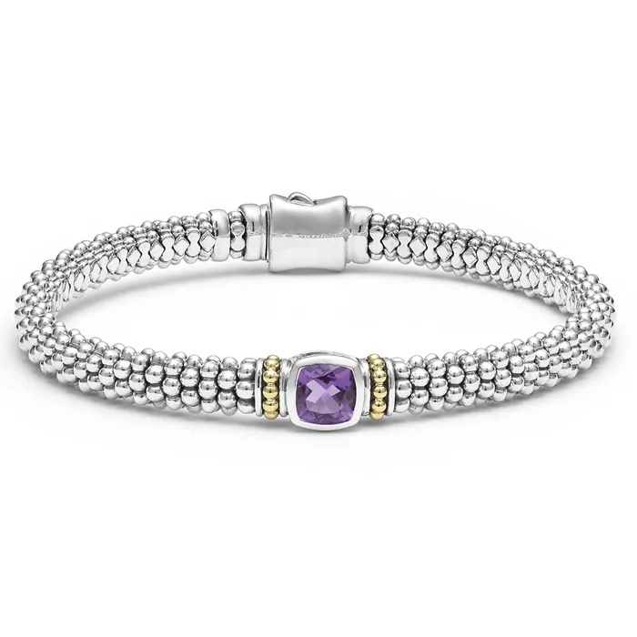 Rittenhouse Amethyst Caviar Bracelet 6mm LAGOS Bracelets