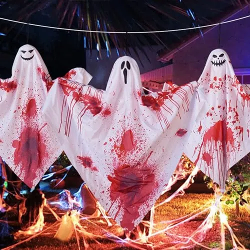 SECRET DESIRE Hanging Ghost Decoration Hanging Pendant for Haunted House Window Front Yard Style B Dropshipped via Social Commerce Network Necklaces