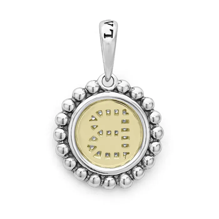 Signature Caviar Diamond B Initial Charm lagosdev Charm Necklaces Signature Caviar Diamond B Initial Charm lagosdev Charm Necklaces