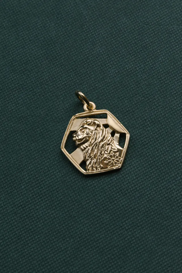 Sterling Silver Standing Proud Lion Pendant Air Anchor Necklaces