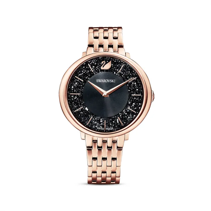 Swarovski Bracelets Swarovski Crystalline Chic Watch Metal Bracelet Black RoseGold Tone Pvd Swarovski Bracelets Swarovski Crystalline Chic Watch Metal Bracelet Black RoseGold Tone Pvd