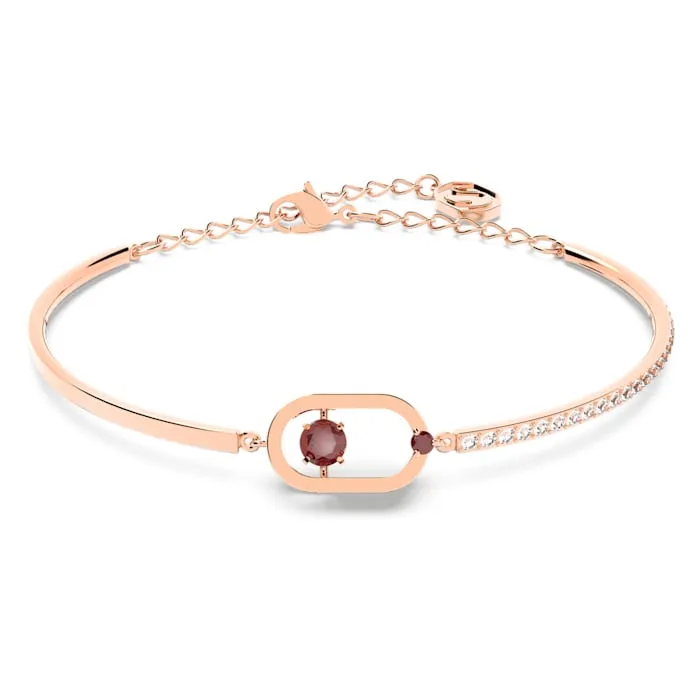 Swarovski Bracelets Swarovski Sparkling Dance Bangle Bracelet Red Rose goldtone plated Swarovski Bracelets Swarovski Sparkling Dance Bangle Bracelet Red Rose goldtone plated