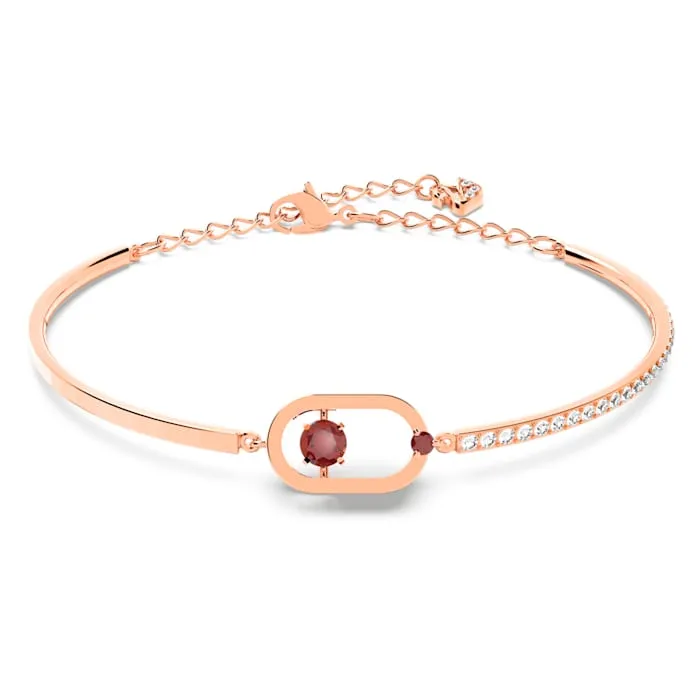 Swarovski Bracelets Swarovski Sparkling Dance Bangle Bracelet Red Rose goldtone plated Swarovski Bracelets Swarovski Sparkling Dance Bangle Bracelet Red Rose goldtone plated