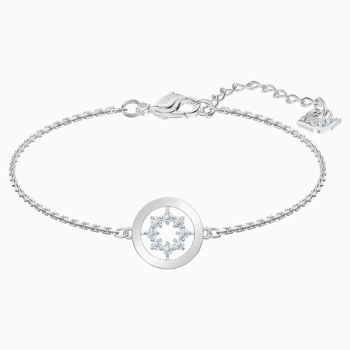 Swarovski Further Circle Bracelet White Size M Swarovski Bracelets