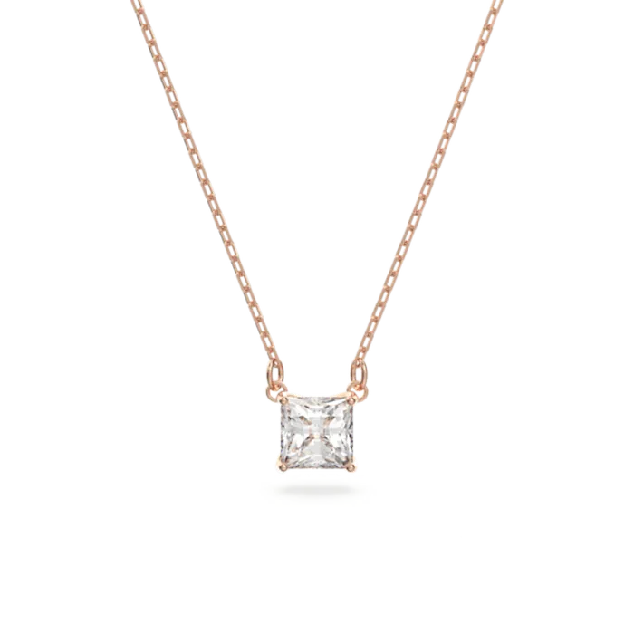 Swarovski Necklaces SwarovskiAttract Necklace White RoseGold ToneOne Size