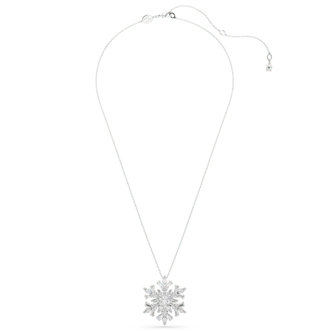 Swarovski Necklaces Swarovski Idyllia Necklace Pendant and Brooch Mixed cuts Snowflake White Rhodium plated