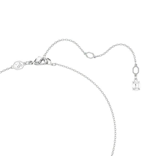 Swarovski Stilla Necklace Pendant Octagon cut White Rhodium plated Swarovski Necklaces