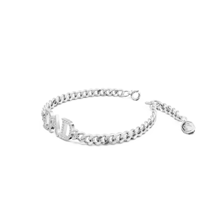 Swarovski Swarovski Fathers Day Dad Bracelet White Rhodium plated Large Bracelets Swarovski Swarovski Fathers Day Dad Bracelet White Rhodium plated Large Bracelets