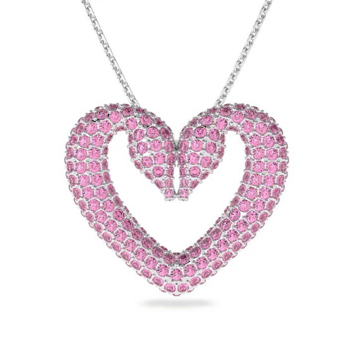 Swarovski Una Medium Necklace Pendant Heart Swarovski Necklaces