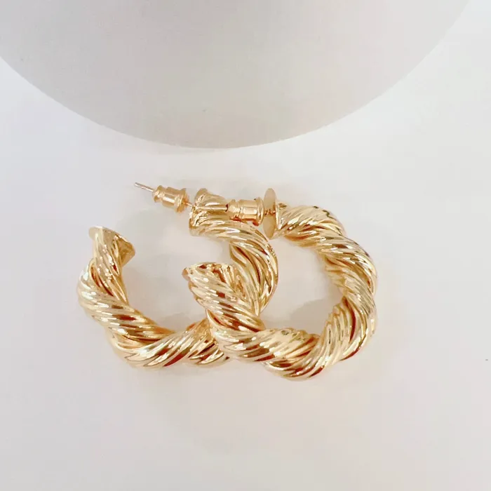 Treasure Jewels Earrings The Jennifer Hoop Earrings by Treasure Jewels