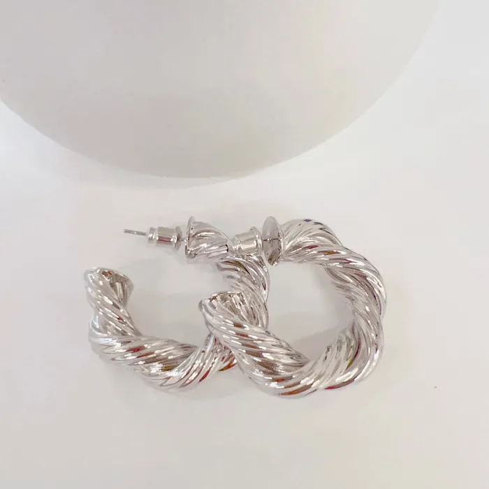 Treasure Jewels Earrings The Jennifer Hoop Earrings by Treasure Jewels
