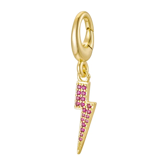 Untamed Petals Charm Necklaces Lightning Bolt Charm Untamed Petals Charm Necklaces Lightning Bolt Charm